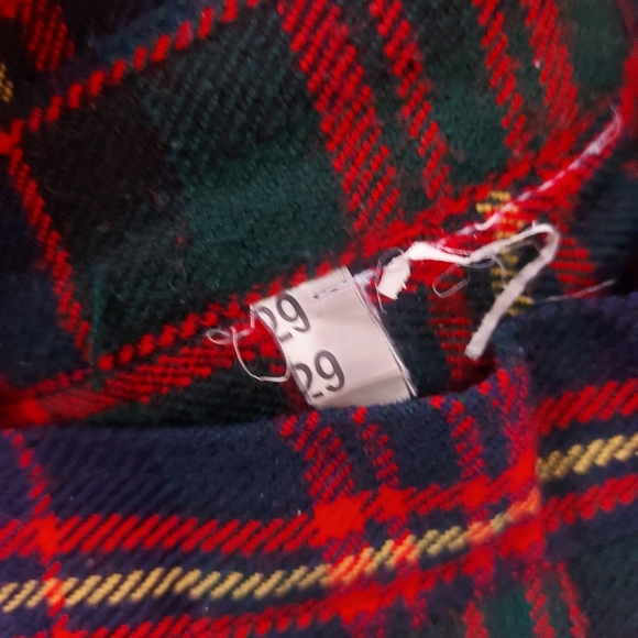 Vintage Tartan plaid kilt skirt - Picture 3 of 3